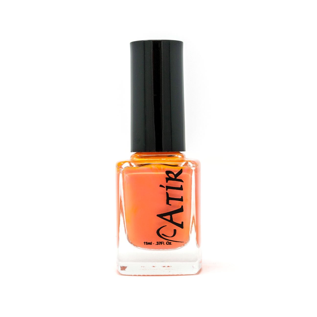 ATiR Melon Mania nail polish – peachy melon cream color, non-toxic polish in bottle